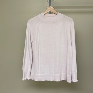 LOFT blush pink knit. Sz M.